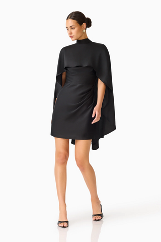 Auriella Cape Mini Dress