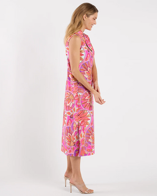 KRISTEN MAXI STAINED GLASS HOT PINK GOLD