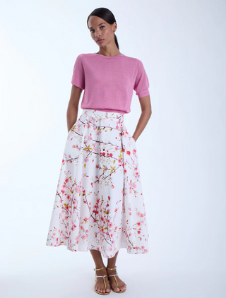 Lola Print Midi Skirt