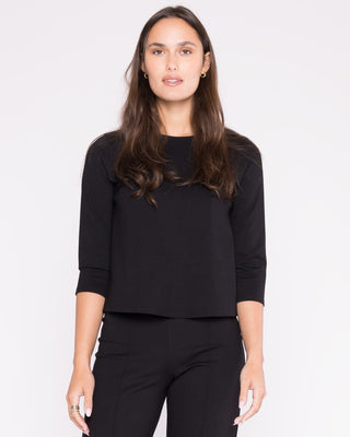 Ponte Knit 3/4 Sleeve Top