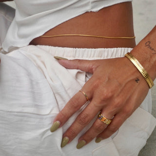 Kyle Bangle Bracelet - Gold