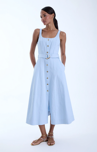 51087 - Zyra Denim Midi Dress
