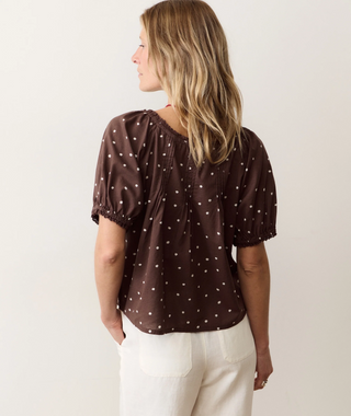Celina Puff Top