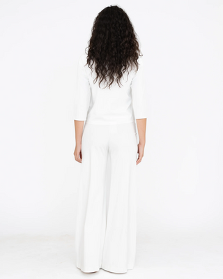 Ponte Knit 3/4 Sleeve Top