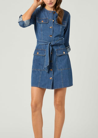 Virgo Dress Washed Denim