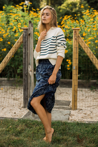 Roll Neck Lake Sweater