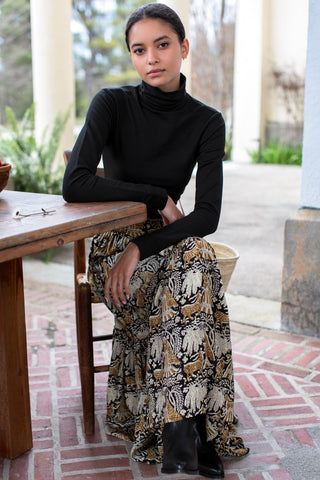 Shirred Skirt