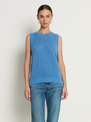 Elliana Pullover Vest Laguna