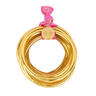 Gold All Weather Bangles Set of 6