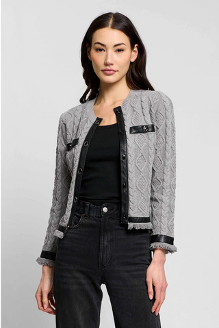 Kara Cable Turnlock Cardigan