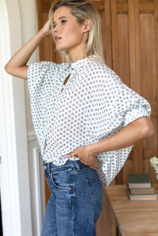 Mandarin Collar Top