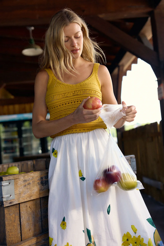 Iris Crochet Top - Marigold