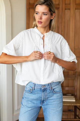 Mandarin Collar Top