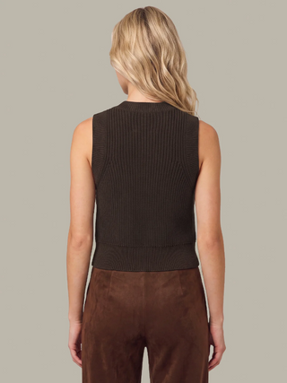 Demi High Crew Neck Tank