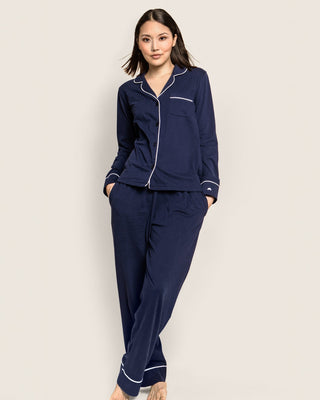 Luxe Pima Navy Pajama Set