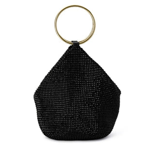 Ellie Crystal Mesh Handle Bag