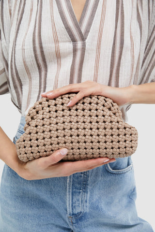 Everly Hand Woven Clutch