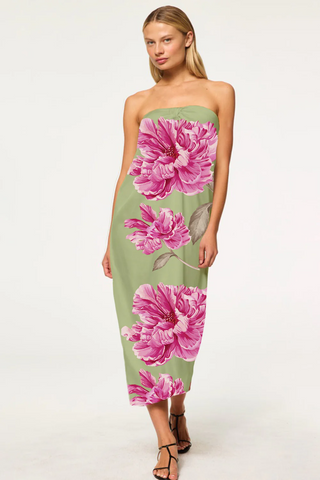 clea green dress Clea Filomena Maxi Dress in Green