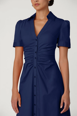 Barnet Dress Navy