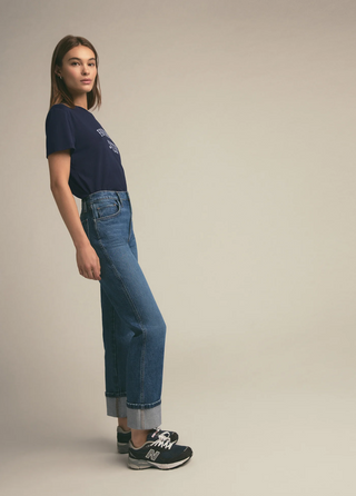 Favorite Sister Cropped Collegiate Tee