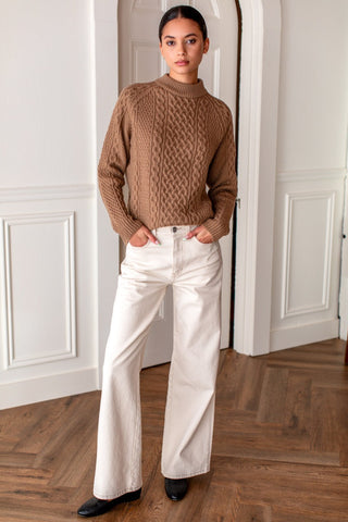 Fisherman Sweater Camel