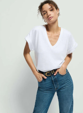 Stevie Cuffed V-Neck