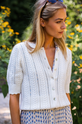 Leah Pointelle Cardi