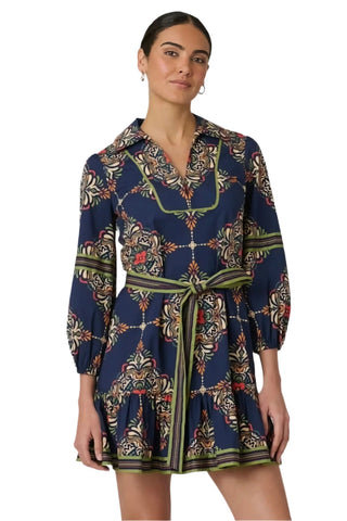 Evans Dress - Navy Multi