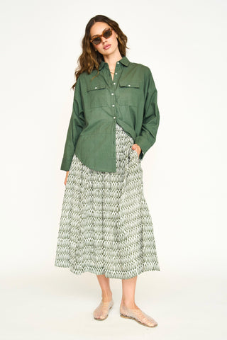 Kyoto Shirt in Kelp