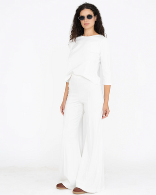 Ponte Knit 3/4 Sleeve Top