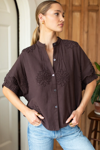 Mandarin Collar Top