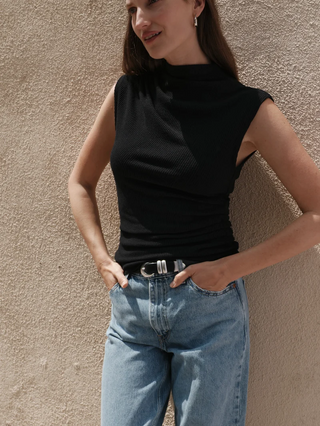 Arielle Draped Wrap Top