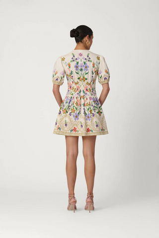 Tinsley Dress Lilac Tangerine Sand