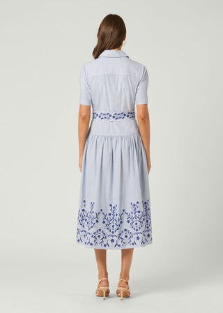 Finley Dress Light Blue/Navy