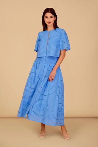 Georgia Skirt, Azul Lace