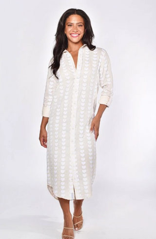 White Hearts Midi