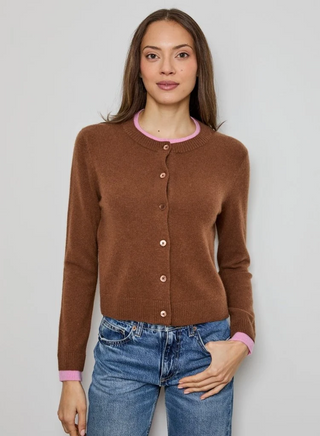 Long Sleeve  Cardi Contrast