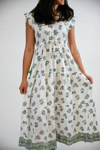 Shiloh Dress - Sepia Vine