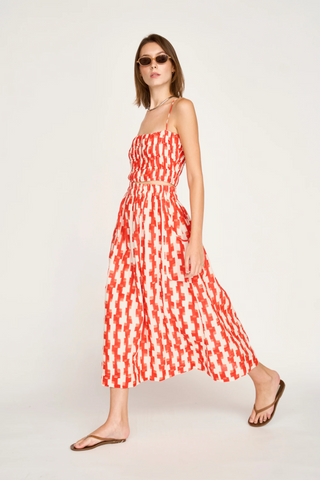 Verona Skirt in Cherry Hopscotch
