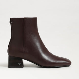 Paige, Spiced Pecan Ankle Leather Bootie