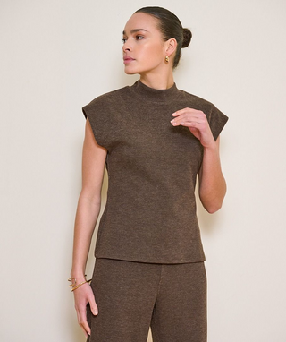 Sweater Slv/Lss Mockneck