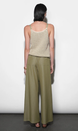 Paisley Wide Leg Pull On Pants