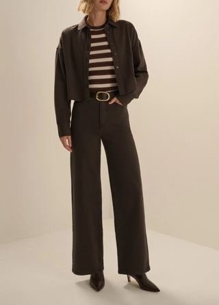 The Crop Ex Boyfriend Shirt - Esspreso