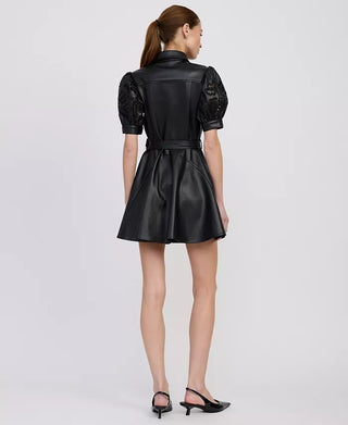 Nelly Mini Shirt Dress - Black