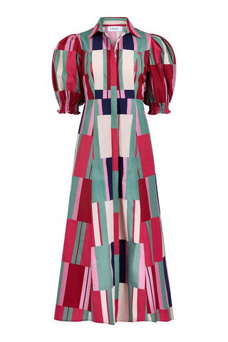 Rosie Shirtdress - Woodland Stripes