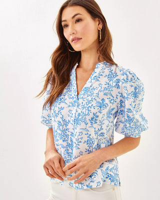Mialeigh Linen Top