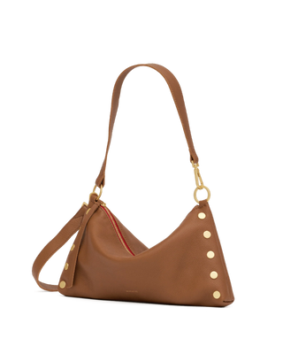 Kyle Med - Mahogany Pebble/Brushed Gold/Red Zip