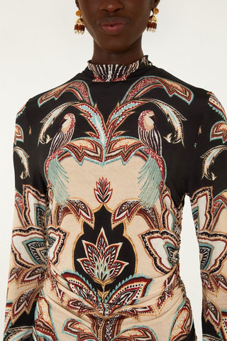 Tapestry Dream Beige Jersey Blouse