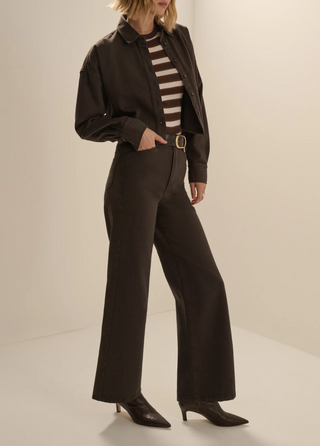 The Crop Ex Boyfriend Shirt - Esspreso
