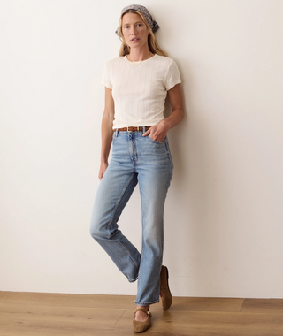 Lexi Pointelle Crew Tee